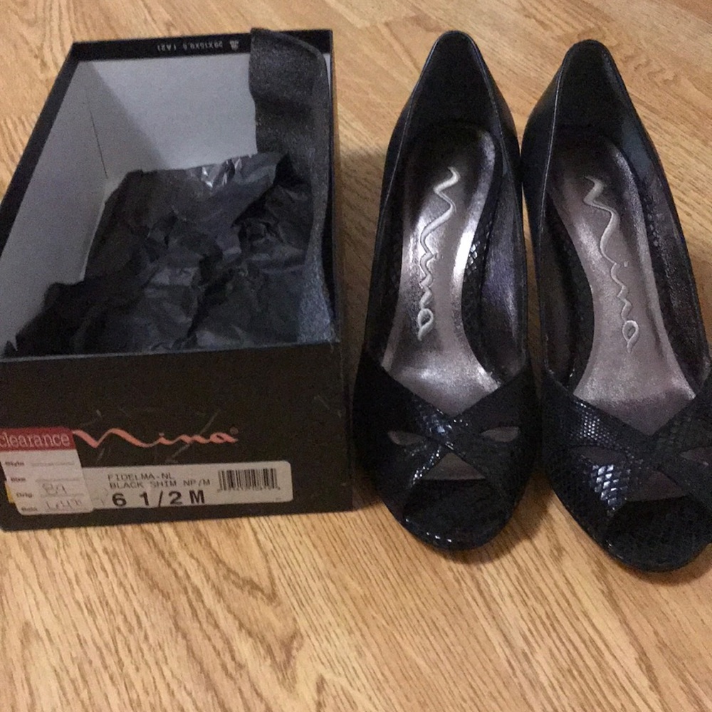 Nina Black Shoes